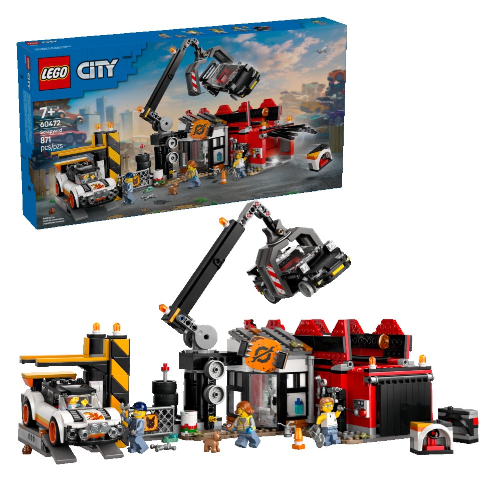 Lego City Sfasciacarrozze con auto 60472