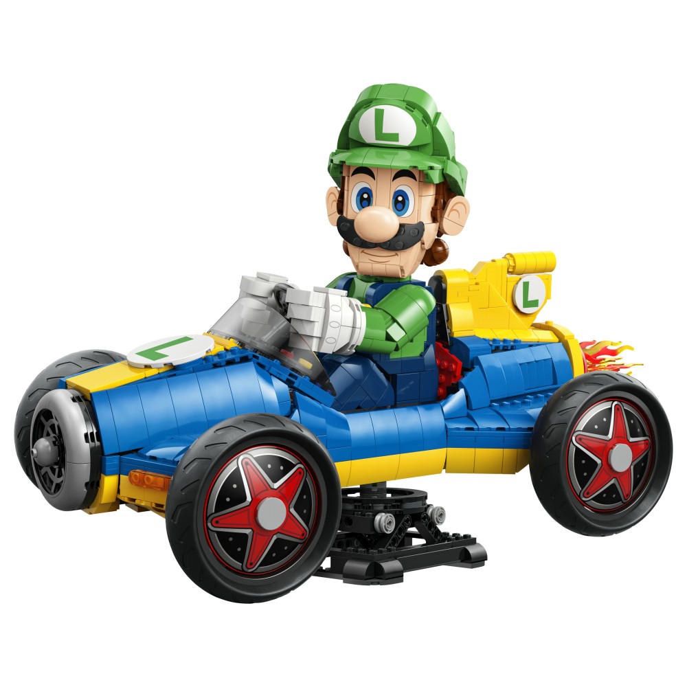 LEGO Super Mario 72050 Mario Kart: Luigi e Mach 8, Kit per Adulti con Personaggio Nintendo e Auto, Gadget da Collezione, Regalo per Gamer - 72050