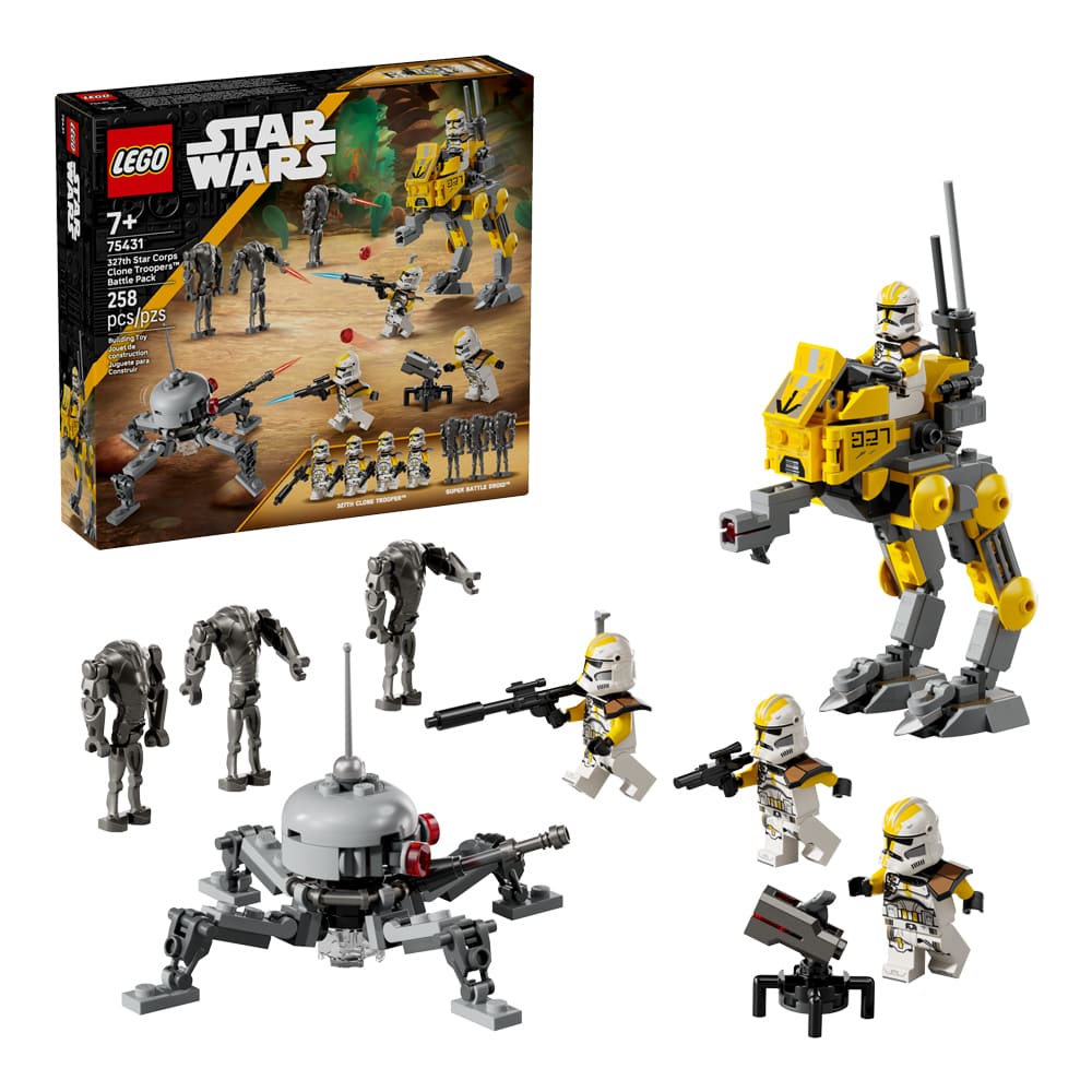 Lego Star Wars Battle Pack 327 Star Corps di Clone Troopers 75431