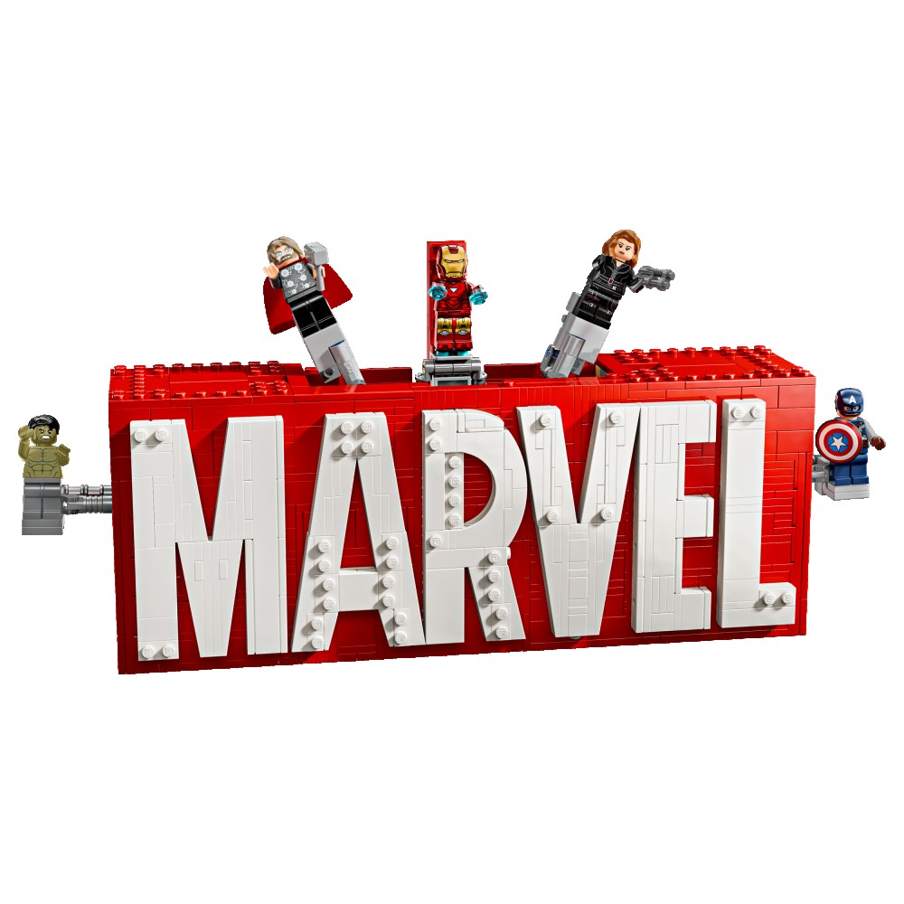 Lego Marvel Logo e Minifigure 76313