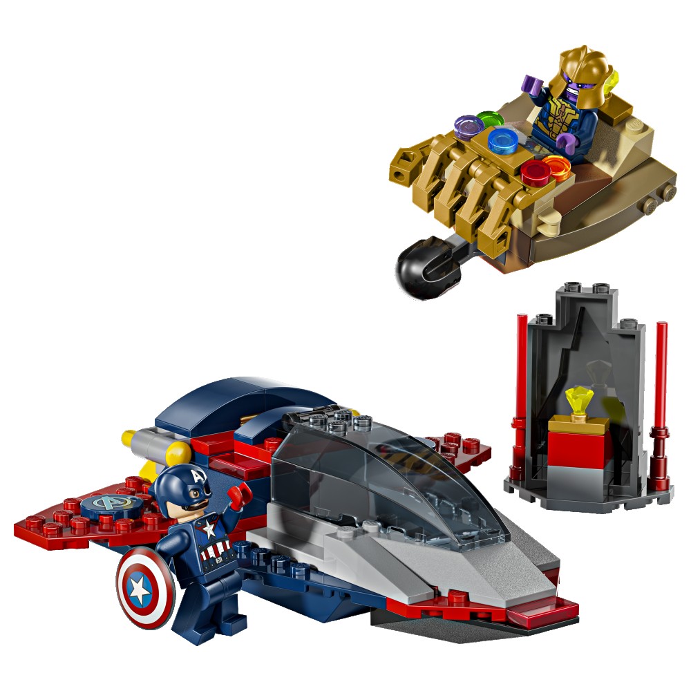 Lego Marvel Captain America contro Thanos 76319
