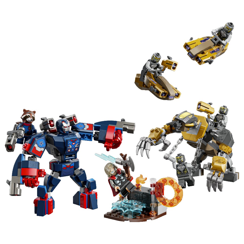 Lego Marvel Avengers Endgame Thor contro Chitauri 76322