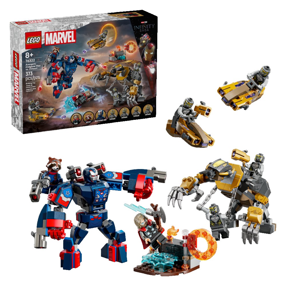 Lego Marvel Avengers Endgame Thor contro Chitauri 76322