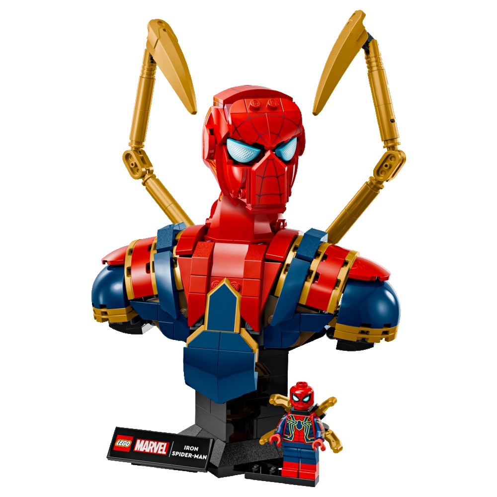 Lego Marvel Busto di Iron Spider Man 76326