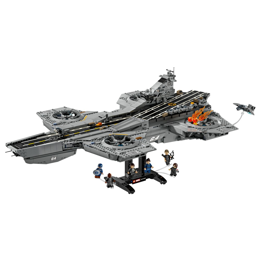 LEGO Marvel 76354 Elivelivolo S.H.I.E.L.D. - Kit di Modellismo per Adulti con 6 Minifigure, Regalo per i Fan degli Avengers - 76354