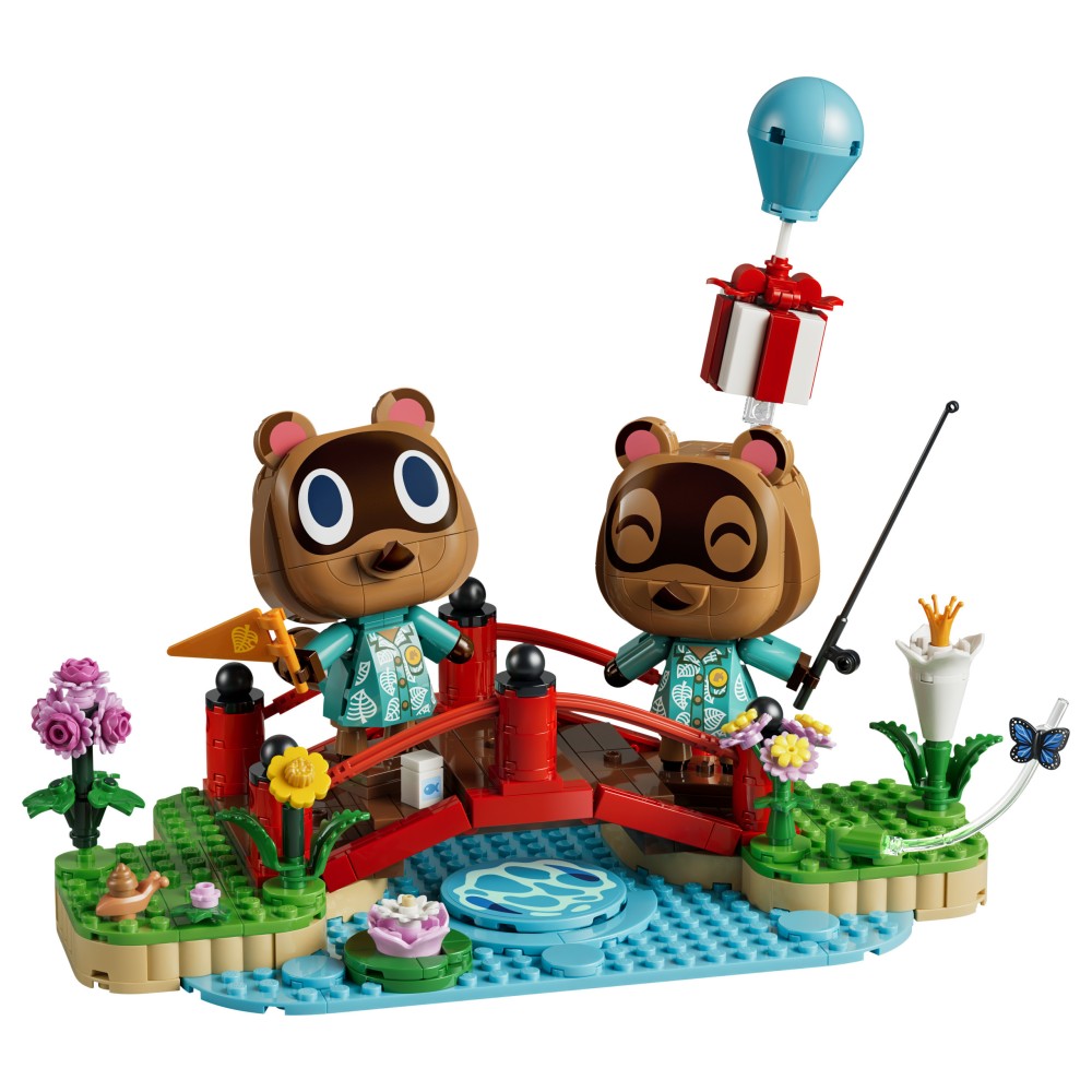 LEGO Animal Crossing 77059 Una Giornata all'Aria Aperta per Mirco e Marco, Action Figure di Procioni con Accessori, Regalo 10+ - 77059