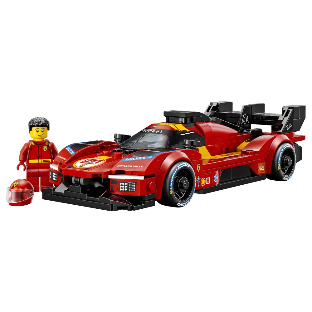 LEGO Speed Champions 77261 Ferrari 499P, Macchina Giocattolo STEM e Minifigure da Collezione, Regalo Sportivo per Bambini 9+ - 77261