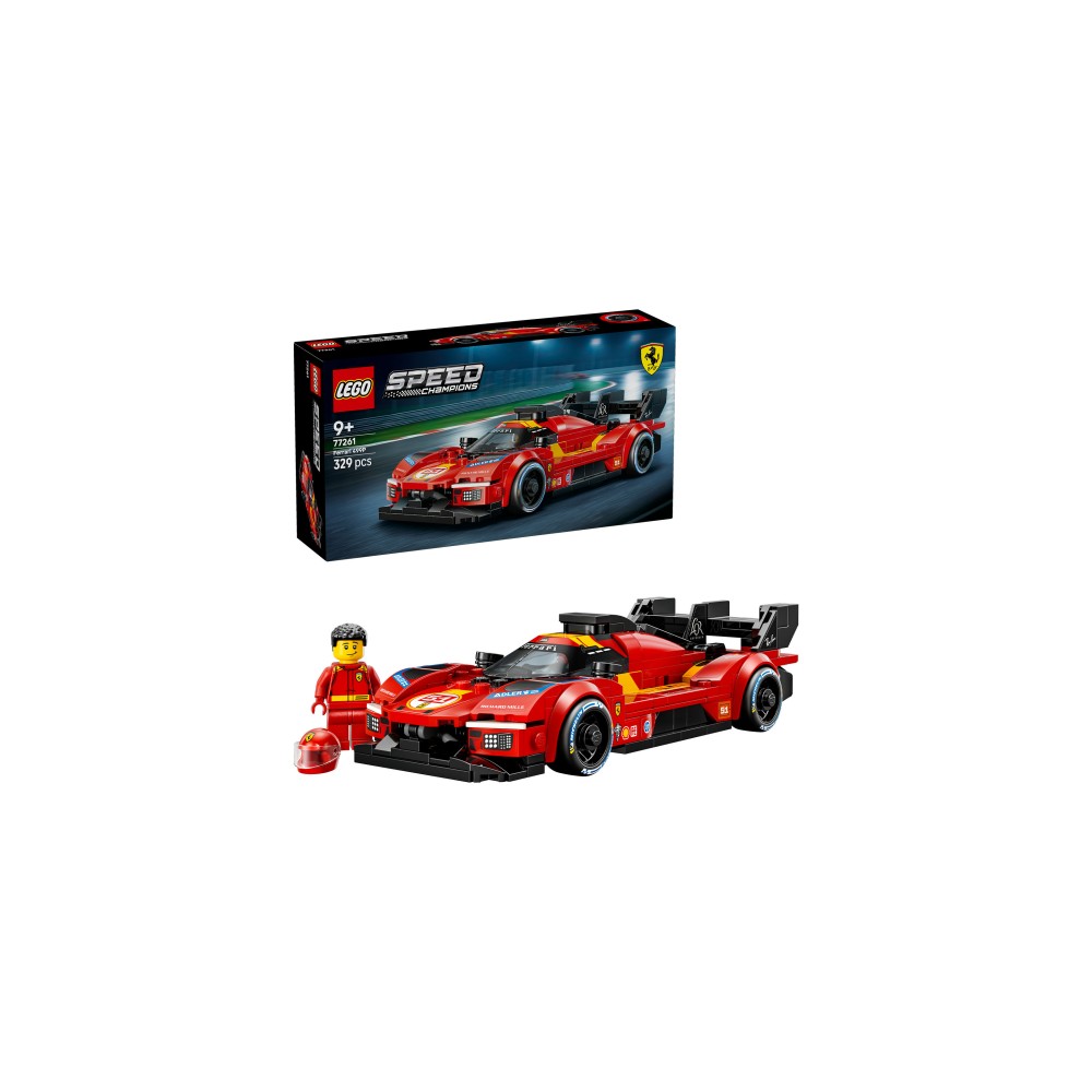 LEGO Speed Champions 77261 Ferrari 499P, Macchina Giocattolo STEM e Minifigure da Collezione, Regalo Sportivo per Bambini 9+ - 77261