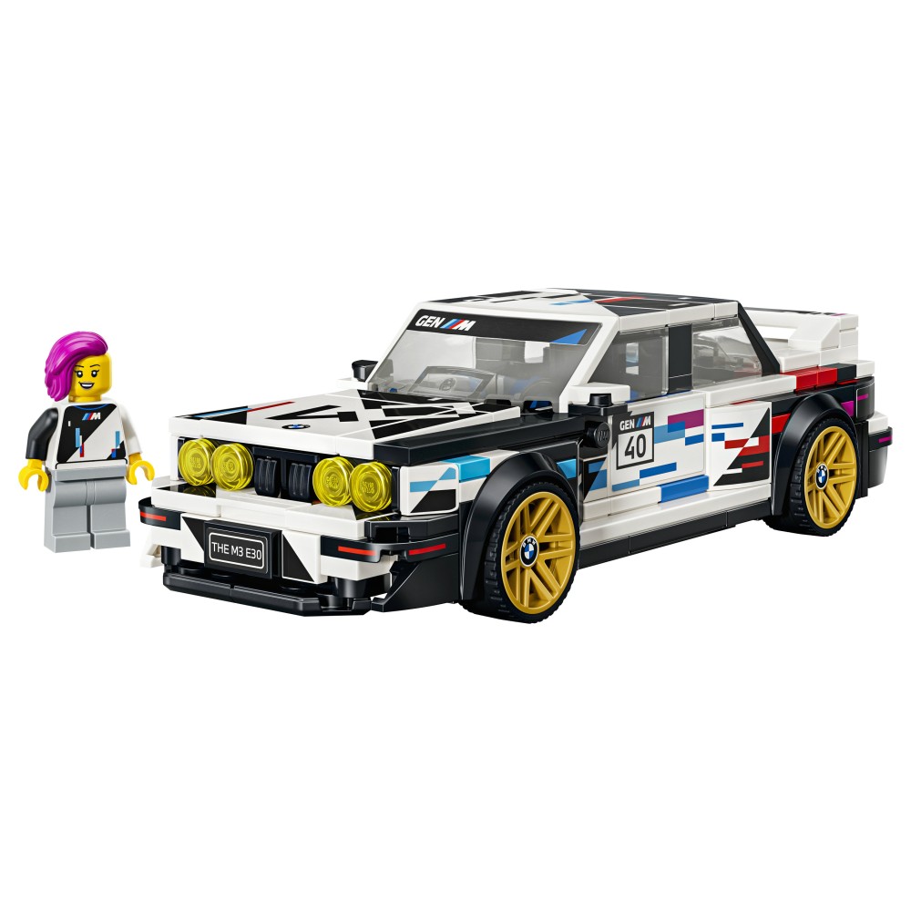 LEGO Speed Champions 77263 BMW M3 (E30), Macchina Giocattolo con Minifigure da Collezione, Regalo per Bambini e Fan da 9 Anni - 77263