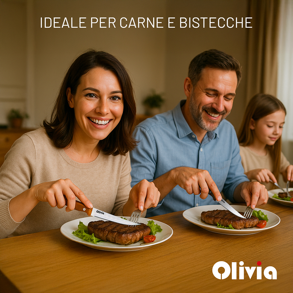 08380 coltello bistecca seghettato 22x17cm in acciaio inox manico in legno di faggio 3 Rasoigoodfellas Coltello bistecca seghettato 22x1,7cm in acciaio inox manico in legno di Faggio - immagine 3