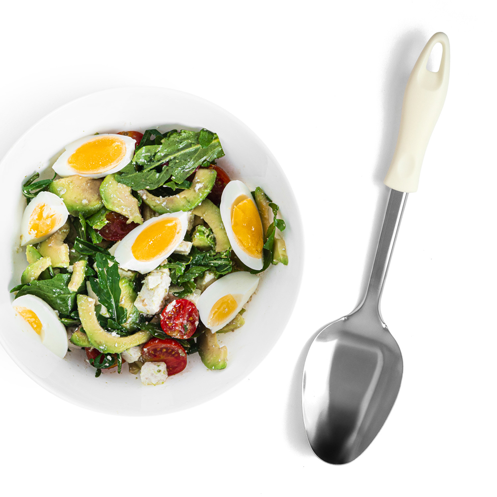 Cucchiaio da cucina in acciaio inox 30x7,1cm - immagine 6