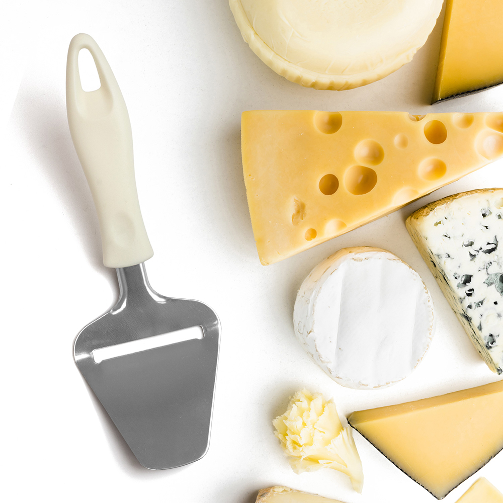 Affetta formaggio in acciaio inox con manico PP Avorio 21x7,3cm - immagine 6