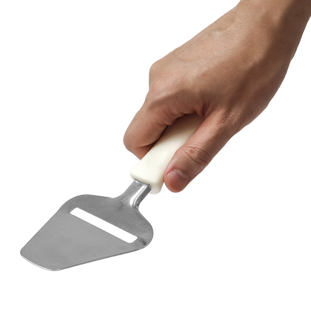 Affetta formaggio in acciaio inox con manico PP Avorio 21x7,3cm - immagine 7