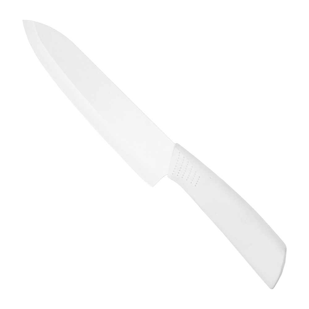 Coltello da cucina in ceramica bianco Lama 17,6cm con Manico PVC