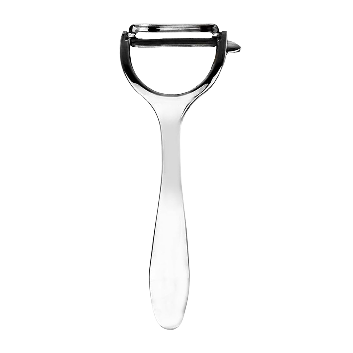 Pelaverdure Professionale in Acciaio Inox 17cm con Lama Rotante da 6,5cm