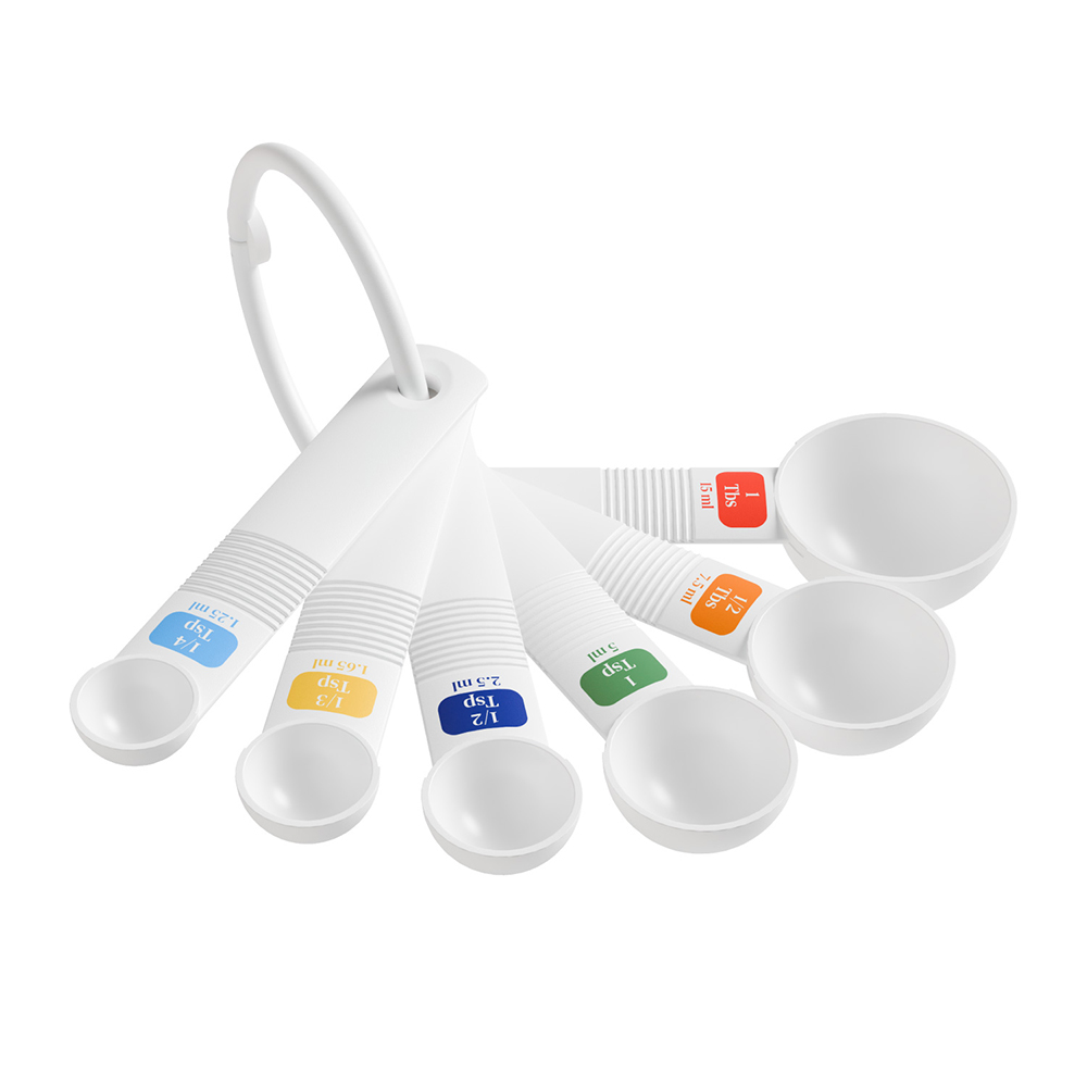 Cucchiai Dosatori 6 Pezzi diametro 7cm anelli 1,25-1,65-2,5-5-7,5-15ml