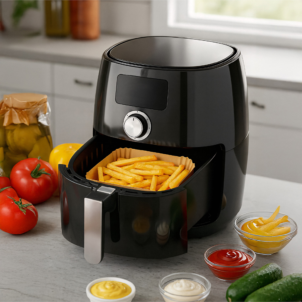 Carta friggitrice ad aria 16x4,5cm 50 pezzi Monouso - immagine 7