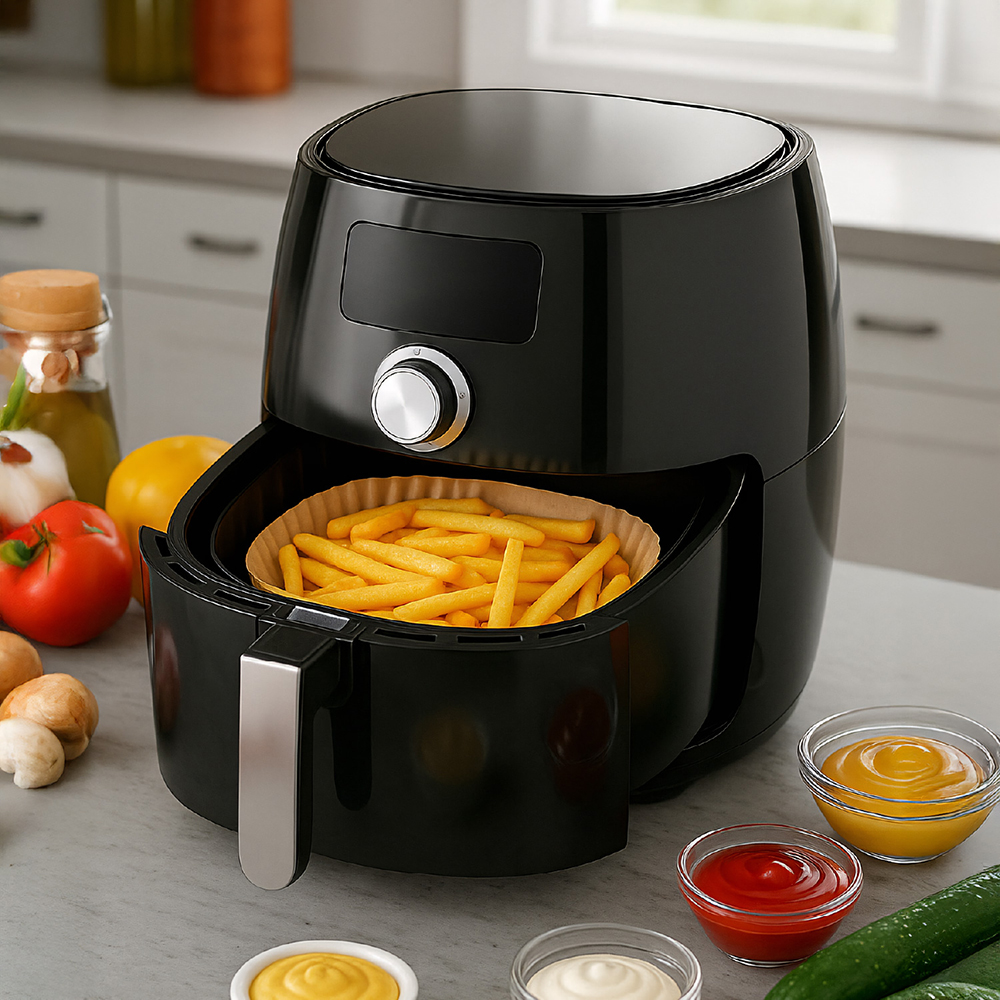 Carta friggitrice ad aria 20x4,5cm 50 pezzi Monouso - immagine 7