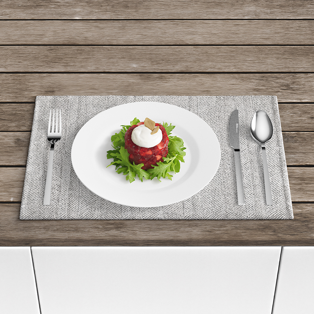 Coltelli da tavola in acciaio inox 23,5cm 3 pezzi - immagine 4