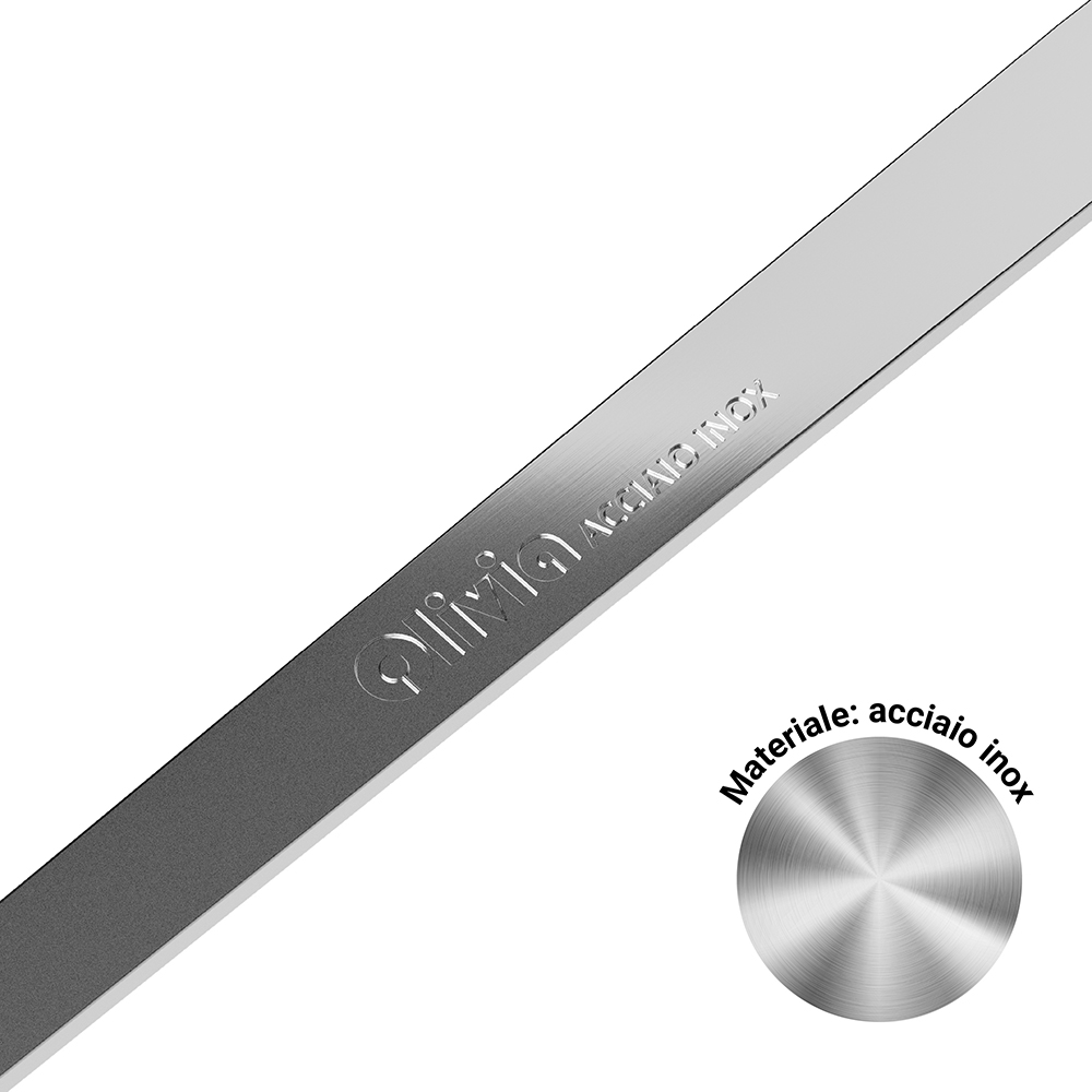 Forchette da tavola 21cm in acciaio inox 18 10 3 pezzi - immagine 3