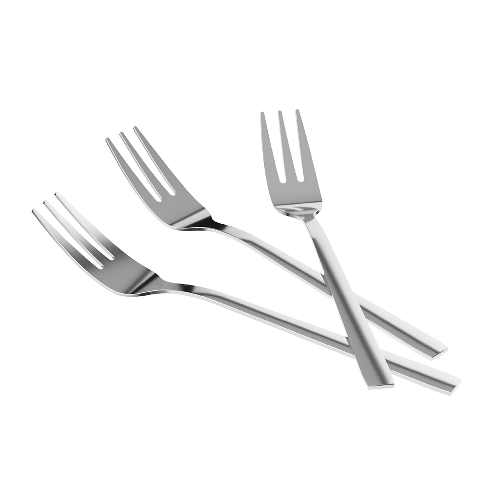 Forchette da Dessert 15cm in Acciaio Inox 18 10 3 pezzi