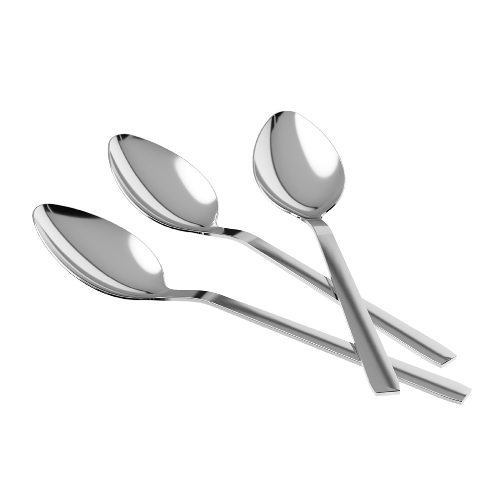 Cucchiaini da Dessert in Acciaio Inox 15cm 3 pezzi