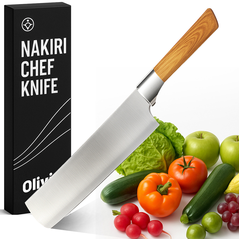 Mannaia da Cucina Lama 20cm in Acciao Inox