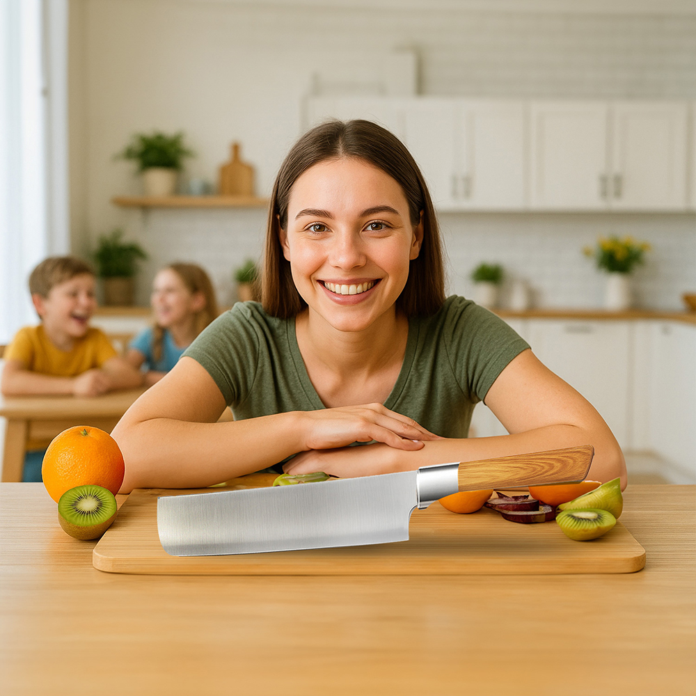 Mannaia da cucina Lama 20cm in Acciao Inox - immagine 3