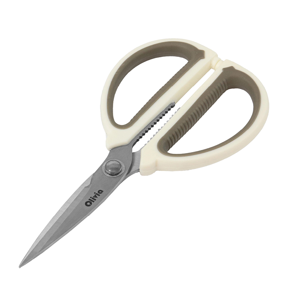 Forbici da Cucina 19×9,6cm Lame in Acciaio Inox e manico in PP TPR