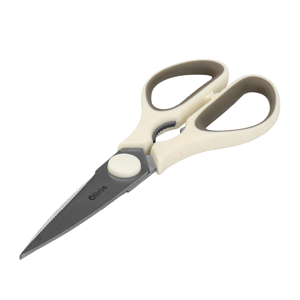 Forbici da Cucina apribottiglia 22x8cm Lame in Acciaio Inox