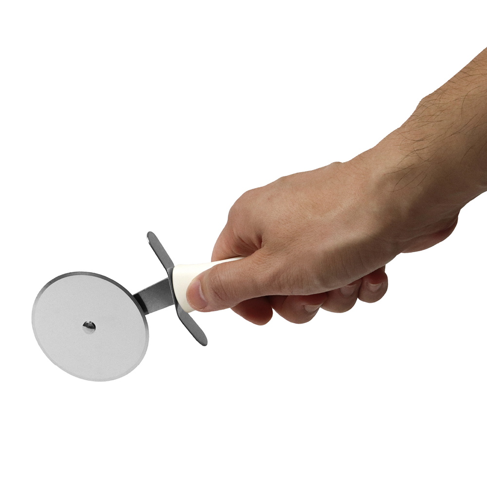 Rotella Tagliapizza professionale in acciaio inox 19,5x6,4cm - immagine 7