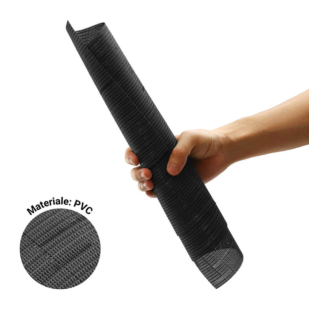 Tovagliette americane lavabili in PVC Antracite 30x45cm 6 pezzi - immagine 4