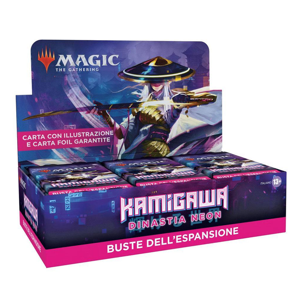 Magic: The Gathering Kamigawa Dinastia Neon Set Booster Box 30 buste ITA