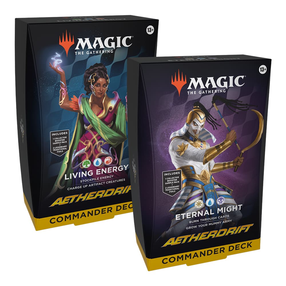 Magic: The Gathering Aetherdrift Commander Deck Bundle 2 mazzi ENG