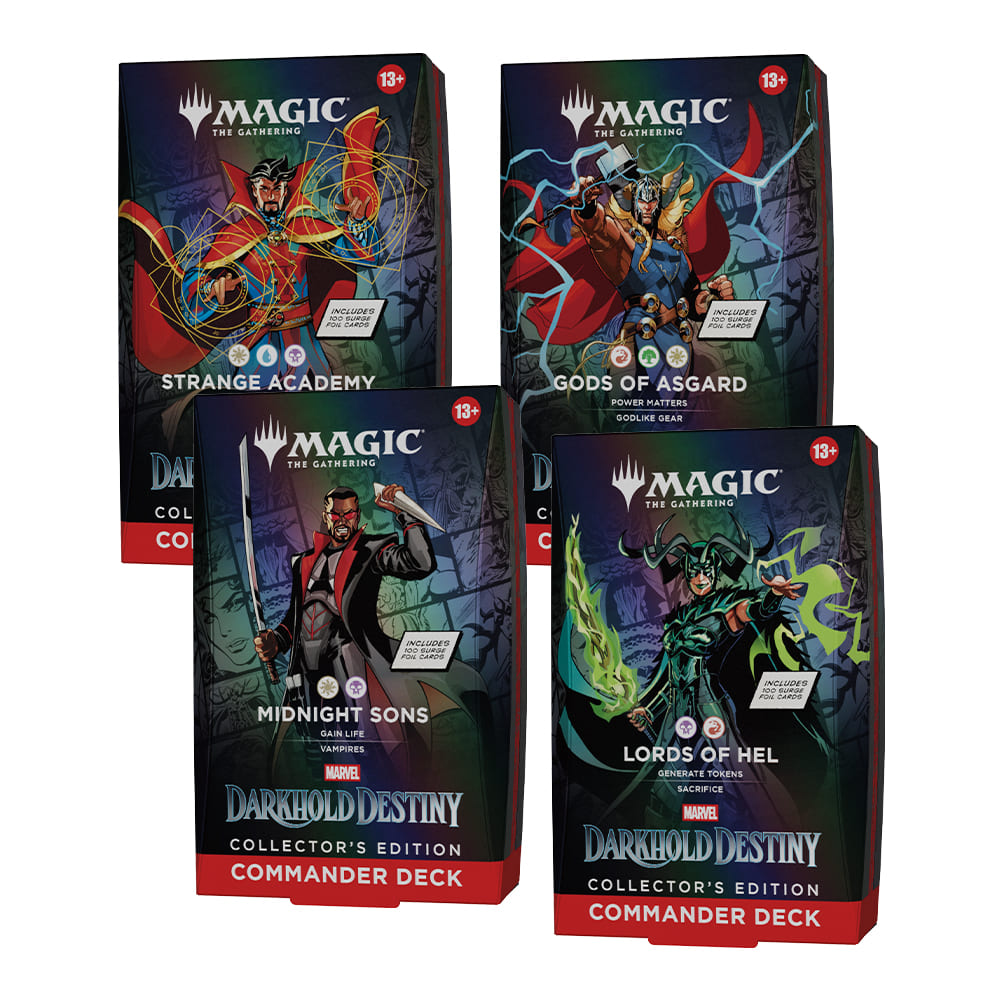 Magic: The Gathering Marvel: Darkhold Destiny Collector Commander Set 4 mazzi ENG