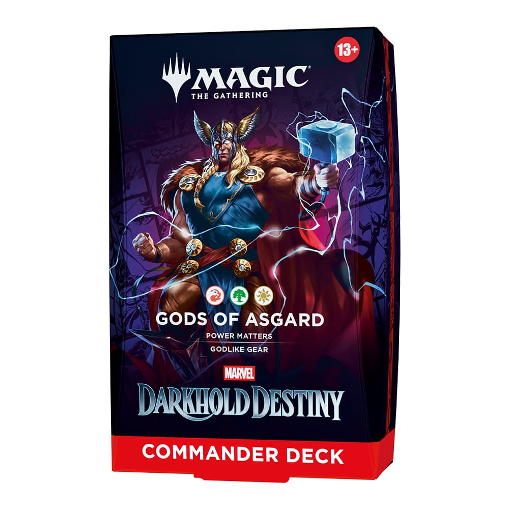 Magic: The Gathering Marvel: Darkhold Destiny Commander Deck Gods of Asgard ENG
