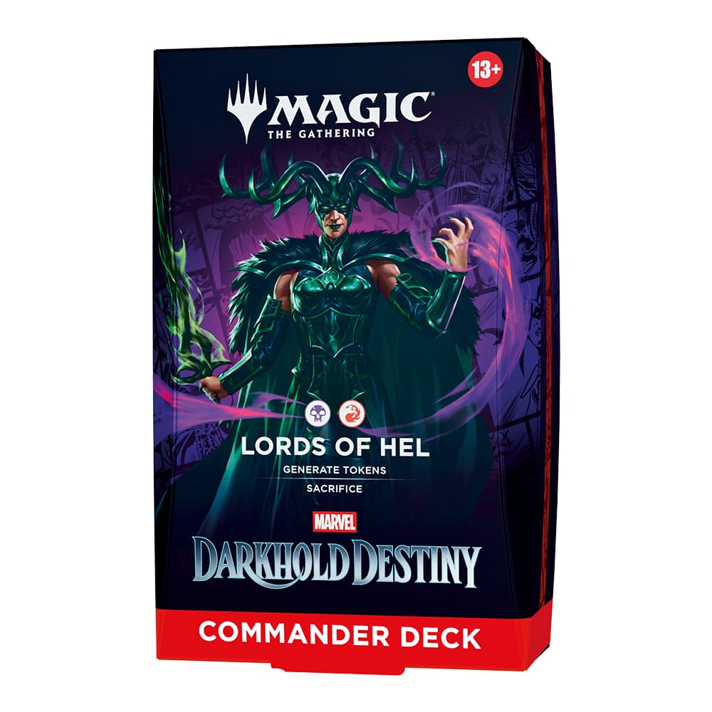 Magic: The Gathering Marvel: Darkhold Destiny Commander Deck Lords of Hel ENG
