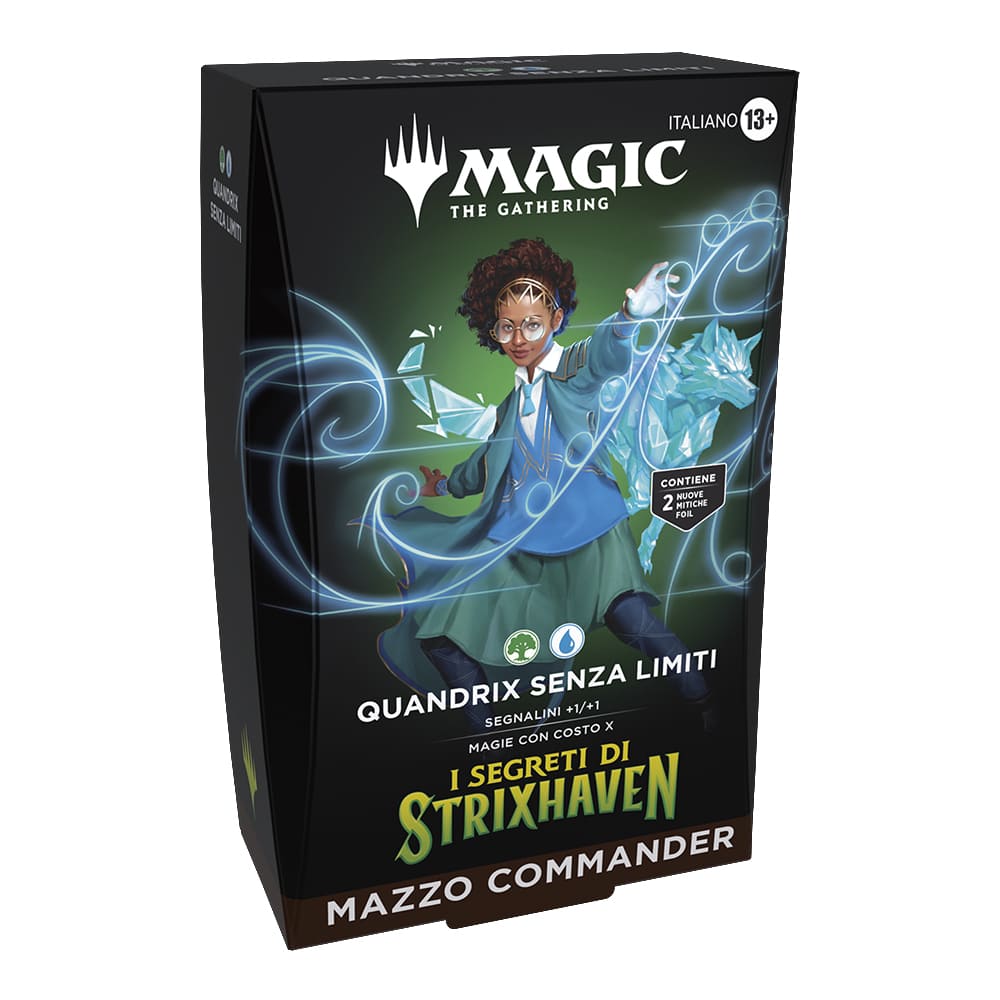 Magic: The Gathering I Segreti di Strixhaven Commander Deck Quandrix Senza Limiti ITA
