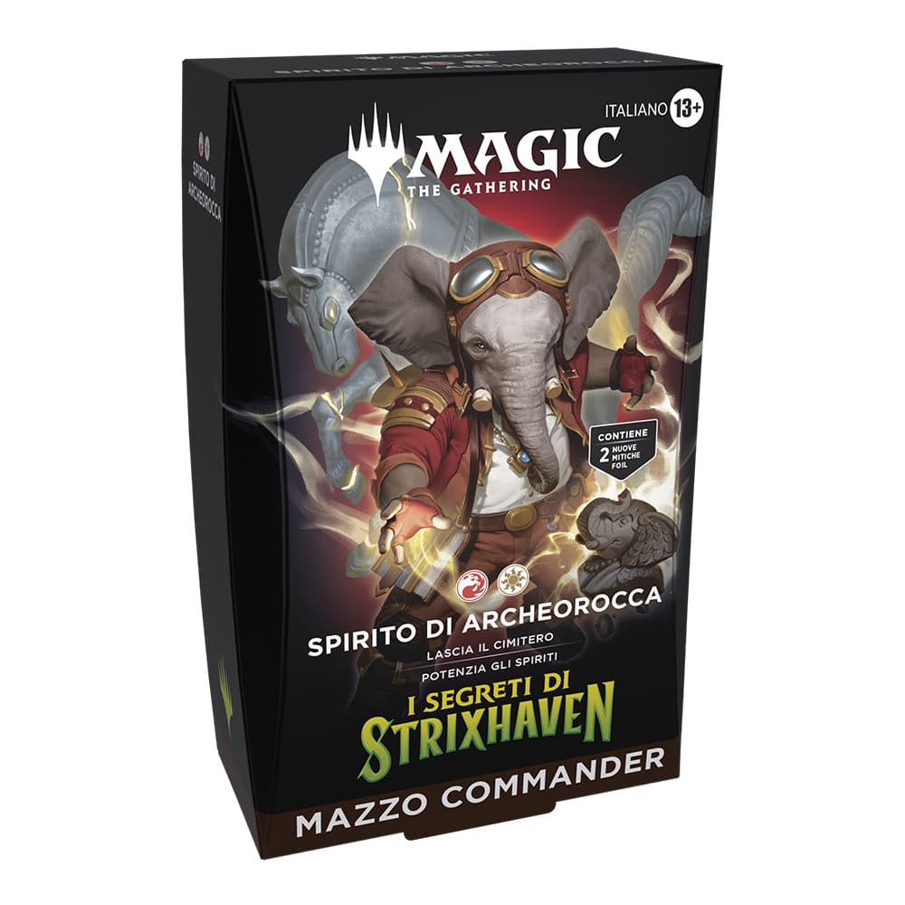 Magic: The Gathering I Segreti di Strixhaven Commander Deck Spirito di Archeorocca ITA