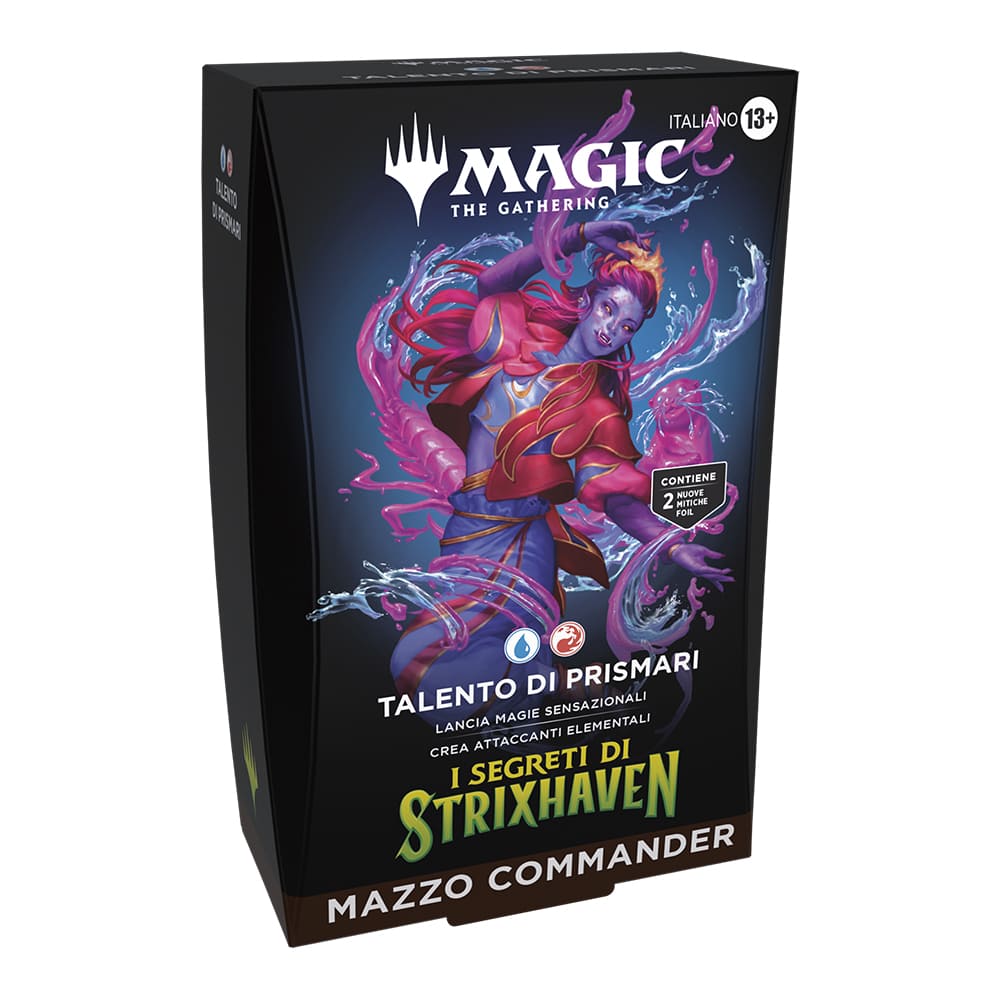 Magic: The Gathering I Segreti di Strixhaven Commander Deck Talento di Prismari ITA