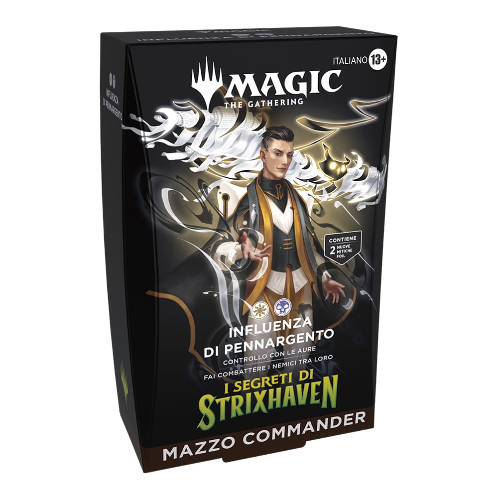 Magic: The Gathering I Segreti di Strixhaven Commander Deck Influenza di Pennargento ITA