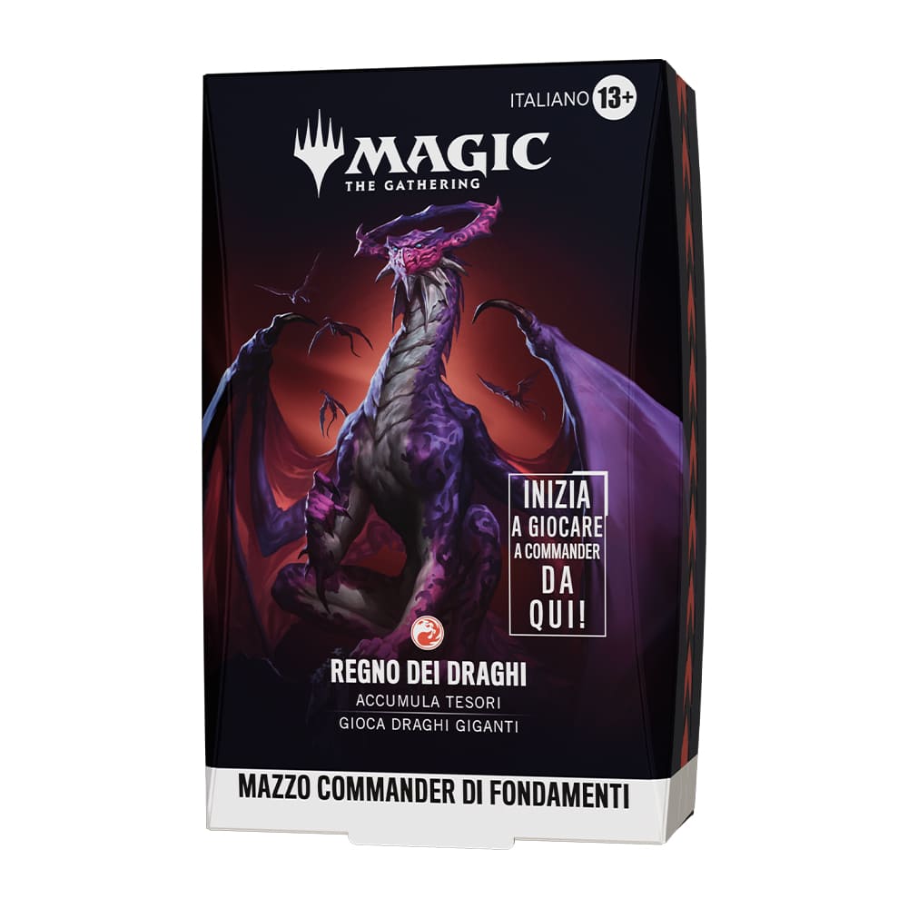 Magic: The Gathering Fondamenti Commander Deck Regno dei Draghi ITA