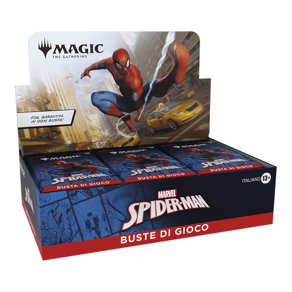 Magic Marvel Spider Man Play Booster box 30 bustine versione Italiano