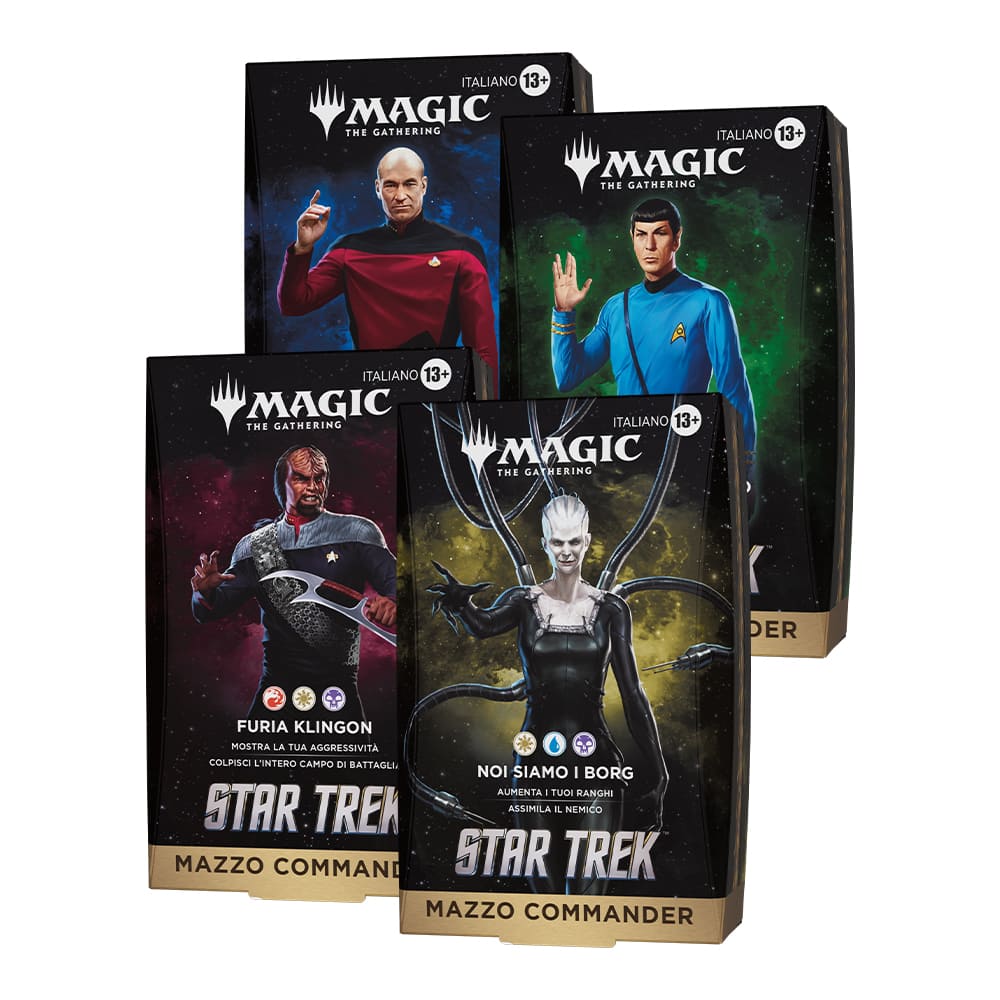 Magic: The Gathering Star Trek Commander 4 Mazzi ITA