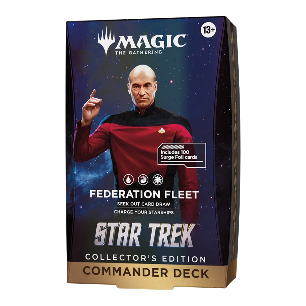 Magic: The Gathering Star Trek Collector Commander Deck Federation Fleet ENG