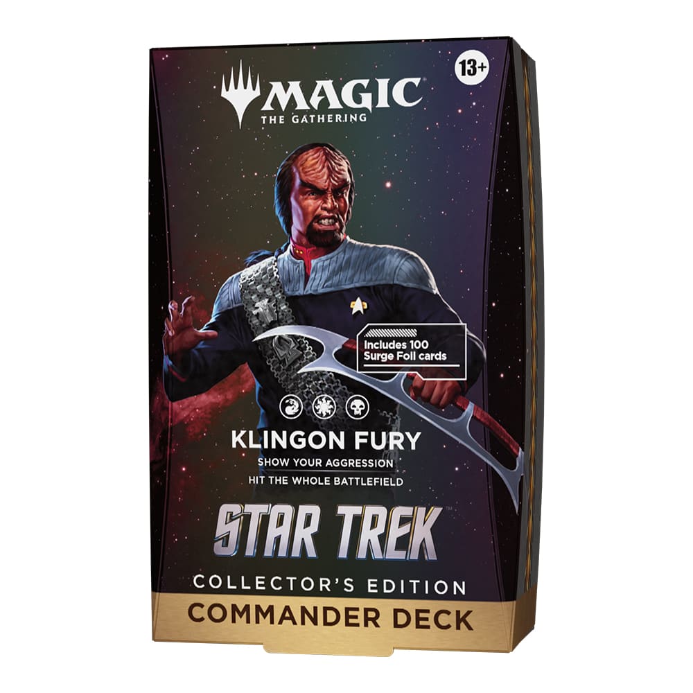 Magic: The Gathering Star Trek Collector Commander Deck Klingon Fury ENG