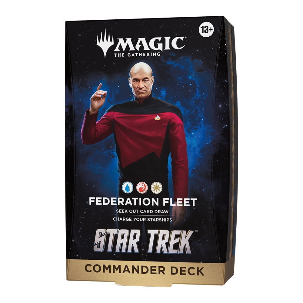 Magic: The Gathering Star Trek Commander Deck Federation Fleet ENG