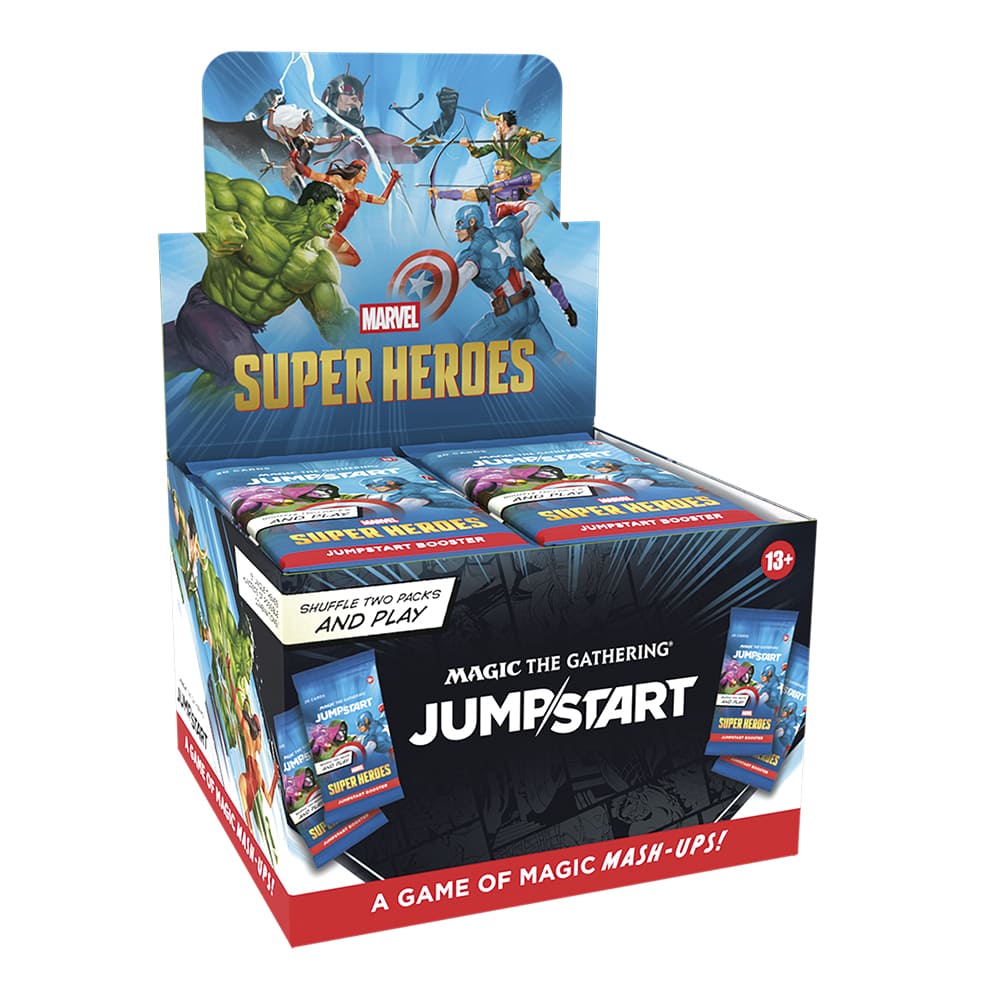 Magic: The Gathering Marvel Super Heroes Jumpstart Booster Box 24 buste ENG