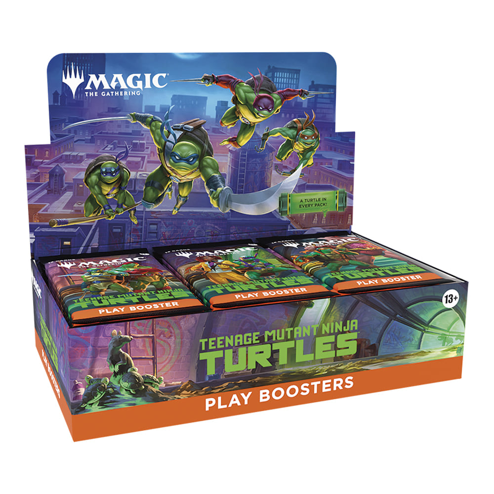 Magic Teenage Mutant Ninja turtle Play Booster box 30 bustine versione Inglese