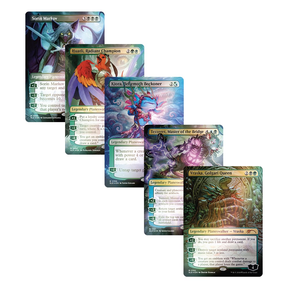 Magic: The Gathering Secret Lair Bloomburrow Showcase Rainbow Foil Edition ENG